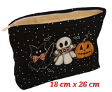 Einfache Sockenprojekttasche Halloween