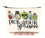 Einfache Sockenprojekttasche Halloween